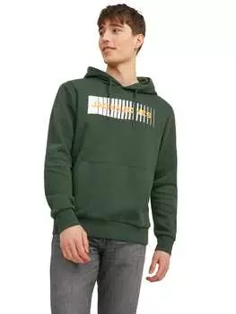 Толстовка Jack & Jones JJECORP LOGO, зеленый