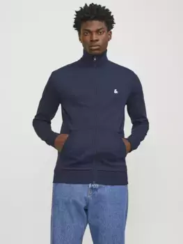 Толстовка Jack & Jones "JJEPAULOS SWEAT ZIP NOOS", синий