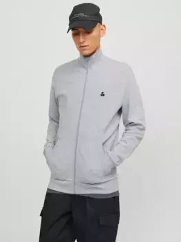 Толстовка Jack & Jones "JJEPAULOS SWEAT ZIP NOOS", серый
