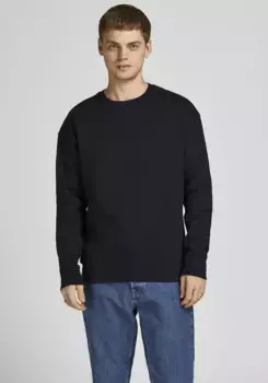 Толстовка Jack & Jones "JJESTAR BASIC SWEAT CREW NECK NOOS", черный