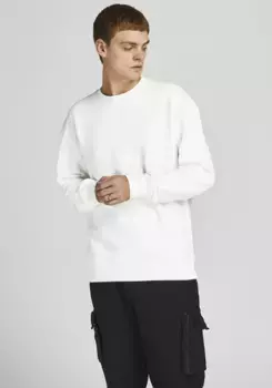 Толстовка Jack & Jones "JJESTAR BASIC SWEAT CREW NECK NOOS", белый