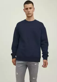 Толстовка Jack & Jones "JJESTAR BASIC SWEAT CREW NECK NOOS", синий