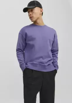 Толстовка Jack & Jones "JJESTAR BASIC SWEAT CREW NECK NOOS", цвет Twilight Purple