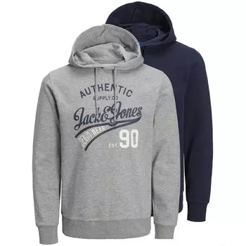 Толстовка JACK & JONES JJEthan, цвет Navy/mottled grey