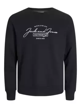 Толстовка Jack & Jones "JJFERRIS SWEAT CREW NECK", черный