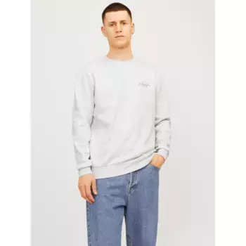 Толстовка Jack & Jones "JJFERRIS SWEAT CREW NECK", белый