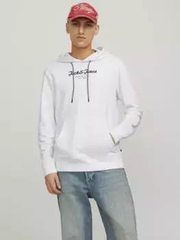 Толстовка Jack & Jones "JJHENRY SWEAT HOOD", белый