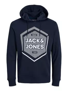 Толстовка JACK & JONES JJStein, темно-синий