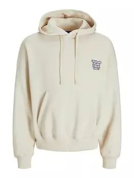 Толстовка JACK & JONES JORAstoria, цвет White/Wool white
