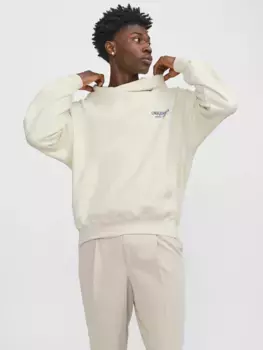 Толстовка Jack & Jones "JORSANTORINI GRAPHIC SWEAT HOOD SN", кремовый
