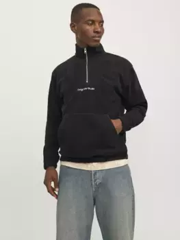 Толстовка Jack & Jones "JORVESTERBRO FLEECE ZIP NOOS", черный