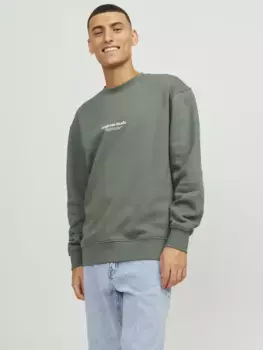 Толстовка Jack & Jones "JORVESTERBRO SWEAT CREW NECK NOOS", цвет Laurel Wreath