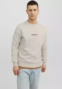 Толстовка Jack & Jones "JORVESTERBRO SWEAT CREW NECK NOOS", цвет Moonbeam