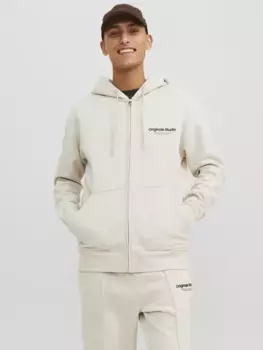 Толстовка Jack & Jones "JORVESTERBRO SWEAT ZIP HOOD NOOS", цвет Moonbeam