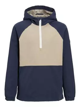 Толстовка Jack & Jones Junior, бежевый/темно-синий
