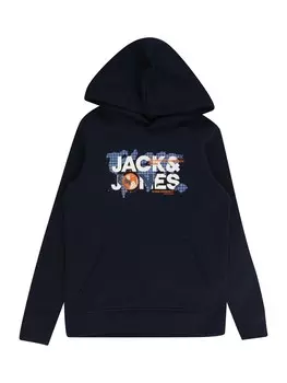 Толстовка Jack & Jones Junior Dust, темно-синий/королевский синий