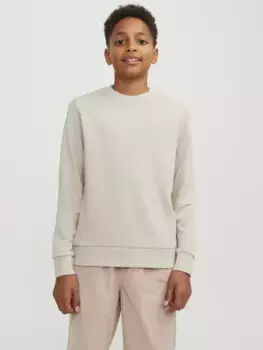 Толстовка Jack & Jones Junior "JJEBRADLEY SWEAT CREW NOOS JNR", цвет Moonbeam