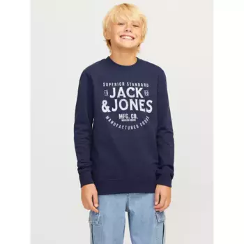 Толстовка Jack & Jones Junior «JJJEANS SWEAT O-NECK JNR», цвет navy blazer