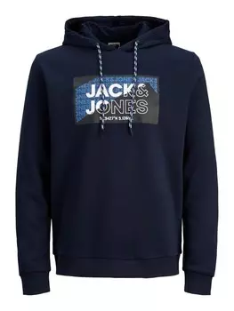 Толстовка Jack & Jones Junior, синий/ночь-синий
