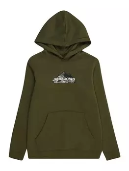 Толстовка Jack & Jones Junior, зеленый/ель