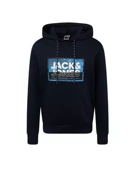 Толстовка JACK & JONES LOGAN, синий/ночной синий