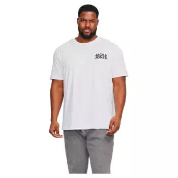 Толстовка Jack & Jones Logo 2 Colors Plus Size, белый
