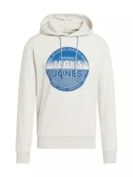 Толстовка JACK & JONES LOYD, цвет White/Mottled White