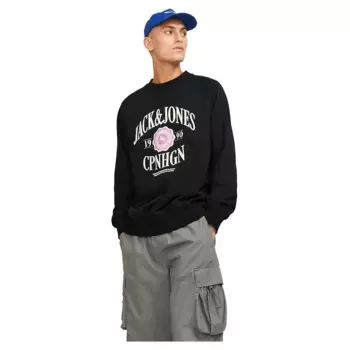 Толстовка Jack & Jones Lucca Branding, черный
