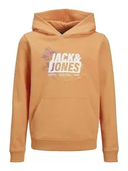 Толстовка Jack & Jones MAP, темно-оранжевый