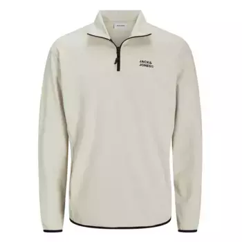 Толстовка Jack & Jones Matty Logo half zip, бежевый