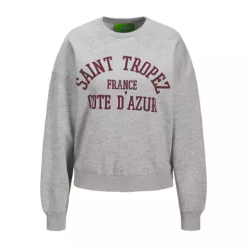 Толстовка Jack & Jones Merle Rlx Short JJXX, серый