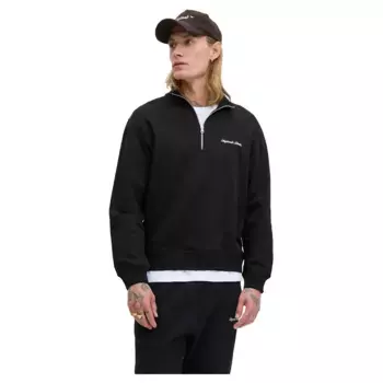 Толстовка Jack & Jones Norrebro Emb half zip, черный