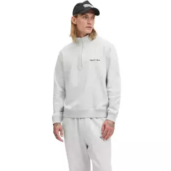 Толстовка Jack & Jones Norrebro Emb half zip, белый