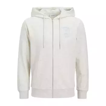Толстовка Jack & Jones One Color Summer full zip, белый