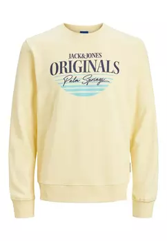 Толстовка Jack & Jones 'Palma Branding', желтый