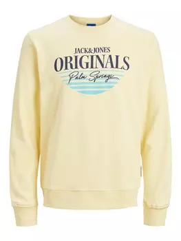 Толстовка JACK & JONES PALMA, светло-желтого