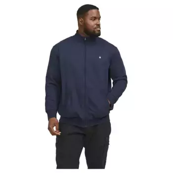 Толстовка Jack & Jones Paulos Plus Size full zip, синий
