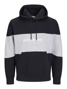 Толстовка Jack & Jones Plus JJELEGACY, черный
