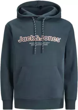 Толстовка Jack & Jones PlusSize "JORLAKEWOOD SWEAT HOOD BF PLS", цвет Magical Forest