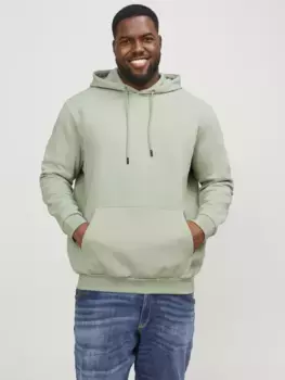 Толстовка Jack & Jones PlusSize с капюшоном "JJEBRADLEY SWEAT HOOD NOOS PLS", цвет Desert Sage