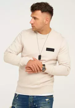 Толстовка Jack & Jones POPS SWEAT CREW NECK, цвет Moonbeam