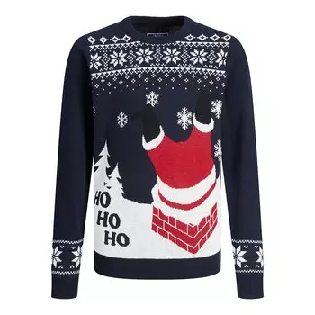 Толстовка Jack & Jones Re Xmas, синий