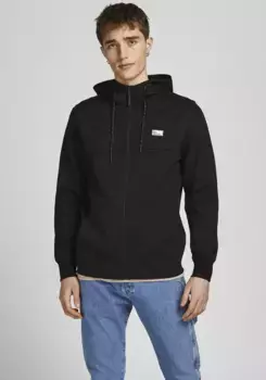 Толстовка Jack & Jones с капюшоном "AIR SWEAT ZIP HOOD", черный