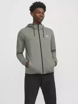 Толстовка Jack & Jones с капюшоном "JCOAIR SWEAT ZIP HOOD NOOS.", цвет Desert Sage
