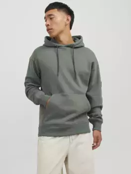 Толстовка Jack & Jones с капюшоном "JCOCLASSIC TWILL SWEAT HOOD NOOS", зеленый