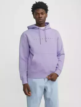 Толстовка Jack & Jones с капюшоном "JJESTAR JJ SWEAT HOOD NOOS", цвет Purple Rose
