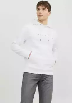 Толстовка Jack & Jones с капюшоном "JJESTAR JJ SWEAT HOOD NOOS", белый