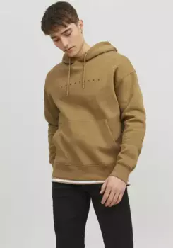 Толстовка Jack & Jones с капюшоном "JJESTAR JJ SWEAT HOOD NOOS", цвет Otter