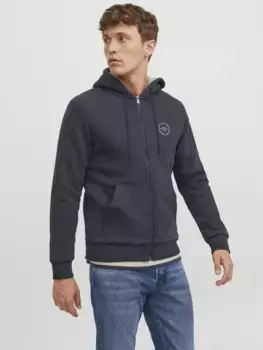 Толстовка Jack & Jones с капюшоном "JPRBLUSHIELD TEDDY SWEAT ZIP SG SN", цвет морской волны