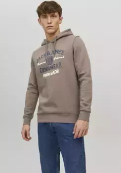 Толстовка Jack & Jones с капюшоном "LOGO SWEAT HOOD", цвет Falcon
